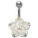 Flower pearl-white