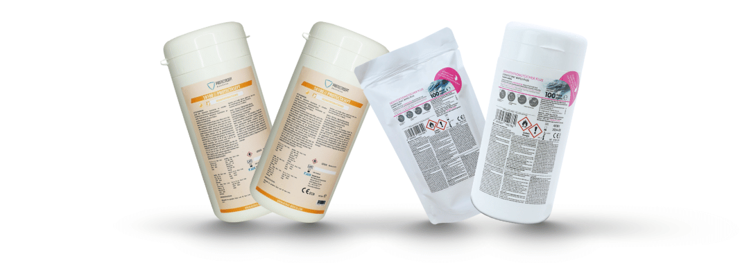 Alkoholhaltige Desinfektionstücher