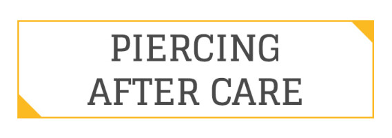 PIERCING AFTER CARE