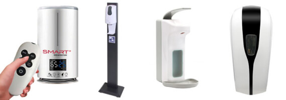Disinfectant dispenser & accessories