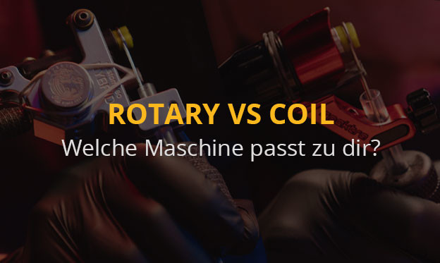 Rotary- und Spulenmaschinen im Vergleich: Finde eine Tattoo Maschine, die zu dir passt! - Rotary Maschine vs. Coil Maschine