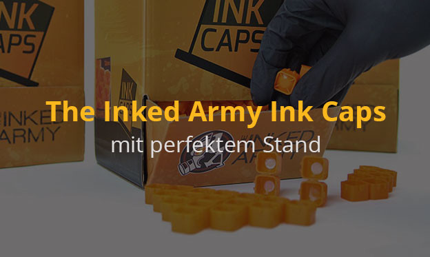 The Inked Army Ink Caps- mit perfektem Stand - Square Click Ink Caps von The Inked Army