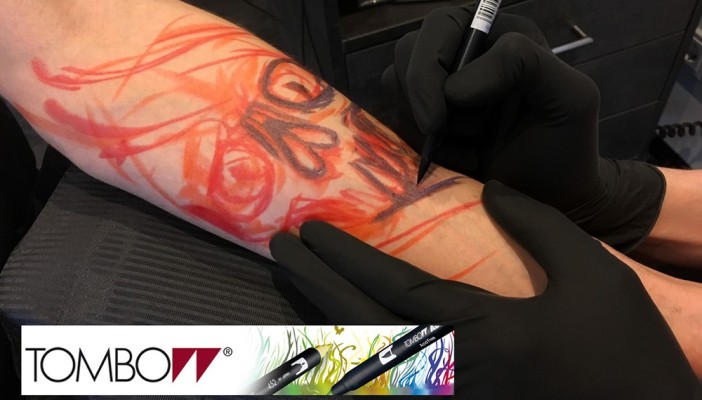 Free Hand Artworks in Kürze erledigt - Tattoo Marker von Tombow