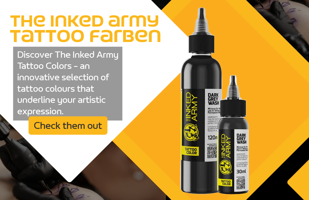 Discover The Inked Army Tattoo Colors - an innovative selection of tattoo colours