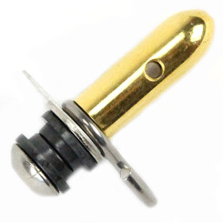 Rear contact ferrule - Stainless steel gold plated - Long