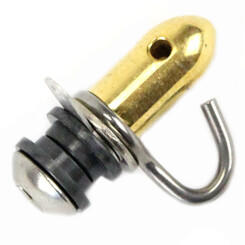Rear contact ferrule - Stainless steel gold plated - Short