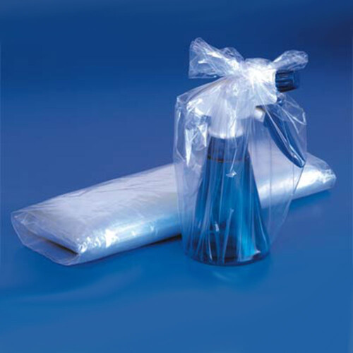 Poly vlakke plastic zakken - 250 mm x 400 mm - 100 stuks