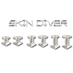 Skin Diver - Dermal - Titanium Grade 23 Disc 2,5 mm x 1,8...