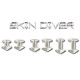 Skin Diver - Dermal - Titanium Grade 23 Disc 2,5 mm x 1,8 mm lang - 5 stuks/verpakking