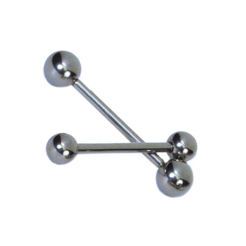 Barbell - Basic Titan - 1,2 mm x 6 mm x 3 mm ball  - 5...