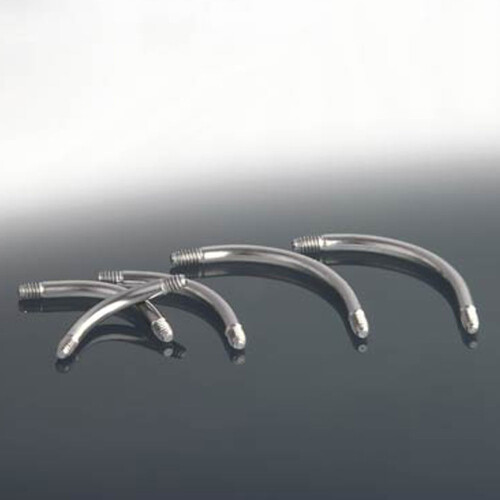 Wenkbrauwplug - Titanium Basic - 1,2 mm x 8 mm - 10 stuks/verpakking