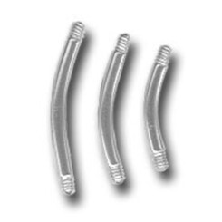 Banana - 316 L stainless steel - Without balls - 1,2 mm x...