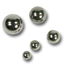 Threaded balls - 316 L stainless steel - 1,2 mm x 2 mm -...