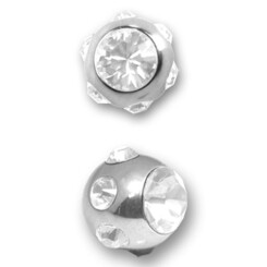 Tiffany balls - 316 L stainless steel - 1,6 mm x 6 mm -...