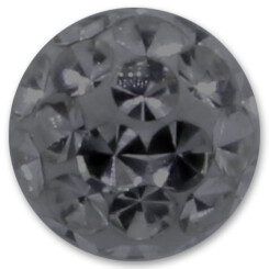 Swarovski Kristallkugel - 1,6 mm x 6 mm - BD Anthrazit -...