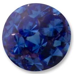 Swarovski Kristallkugel - 1,6 mm x 5 mm - SA Blau - 5...