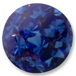 Swarovski Crystal ball - 1,6 mm x 8 mm - SA blue - 3 Pcs/Pack