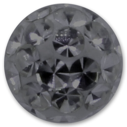 Swarovski Kristallkugel - 1,2 mm x 3 mm - BD Anthrazit - 5 Stück/Pack