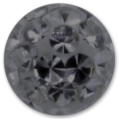 Swarovski Crystal ball - 1,2 mm x 3 mm - BD anthracite -...