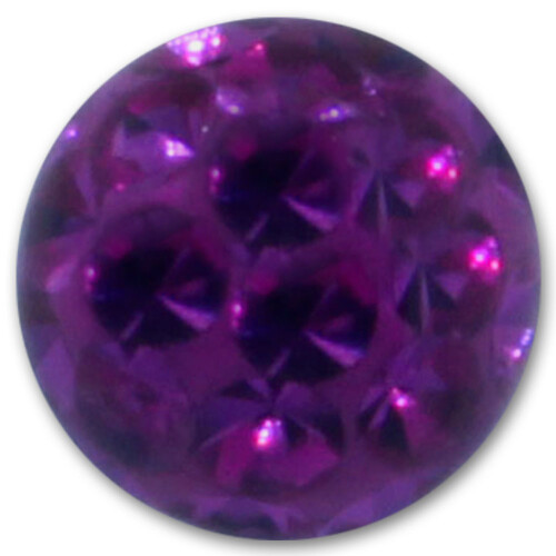 Swarovski Crystal ball - 1,2 mm x 3 mm - DA Dark Amethyst - 5 Pcs/Pack