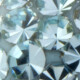 Barbell joint for industrial piercings - Swarowski Crystal -  M1,6 mm x 3 mm x 10 mm - AQ aqua - 3 Pcs/Pack