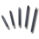 Barbell - Black Steel 316 L - Without ball - 1,6 mm x 16 mm - 10 Pcs/Pack
