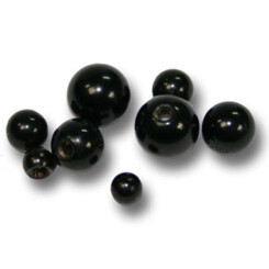 Threaded ball - Black Steel 316 L - 1,2 mm x 3 mm - 10...