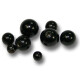 Threaded ball - Black Steel 316 L - 1,6 mm x 4 mm - 10 Pcs/Pack