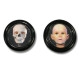 UV-acrylic - Video plug - Babyhead-Skull - 6 mm