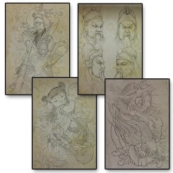 Black Eagle Tattoo Schetsboek 1