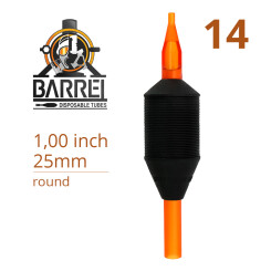 THE INKED ARMY - BARREL - Tattoo Wegwerp Grip - Ø 25 mm - Ronde Tip 14