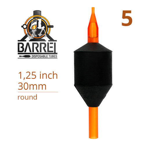 THE INKED ARMY - BARREL - Disposable Tattoo Grip - Ø 30 mm - Round Tip 5