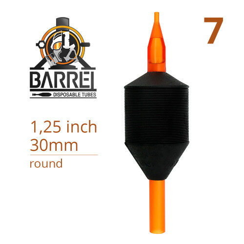 THE INKED ARMY - BARREL - Disposable Tattoo Grip - Ø 30 mm - Round Tip 7