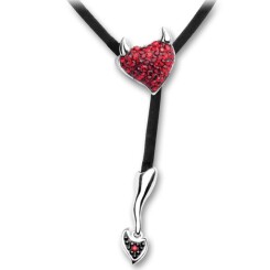 Devils heart necklace