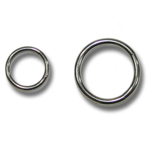 Segment Ring - 316 L Chirurgisch Staal - 1,2mm x 9mm - 5st/verpakking