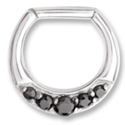 Septum clip ring - 316 stainless steel - 1,6 mm x 6 mm  -...