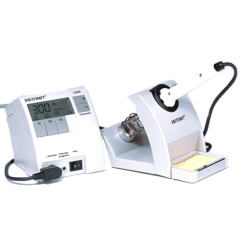 Soldering station with digital display and equipment