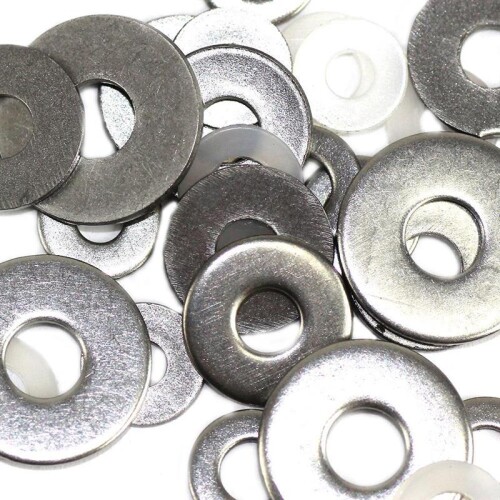 Flat washer, stainless steel