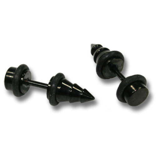 Fake plug - Black Stel 316 L - Different designs