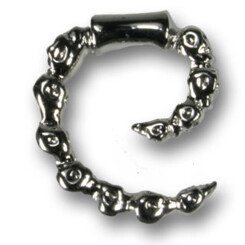 Ear clam skull -  Stainless steel 316 L 
