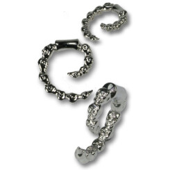 Ear clam skull -  Stainless steel 316 L 
