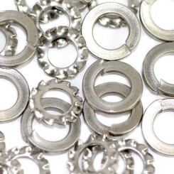 Spring rings, stainless steel