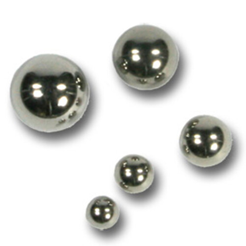 Threaded balls - 316 L stainless steel 