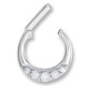 Septum clip ring - 316 stainless steel 
