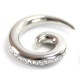 Spirale - Edelstahl 316 L mit Kristall