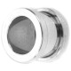 Flesh Tunnel - Stainless steel 316 L - Length 5 mm