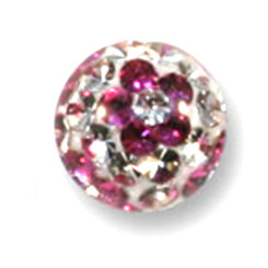 Swarovski Crystal ball - Flower 