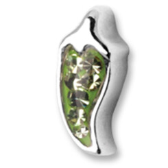 Attachment for tounge barbell with Swarovski Crystal - Chili - 