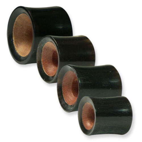 Tunnel - Rose Wood & Horn  - 8 mm