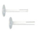 Bioplast interne labrets - Transparant voor punaises 1,2 mm x 6 mm - 10 stuks/verpakking